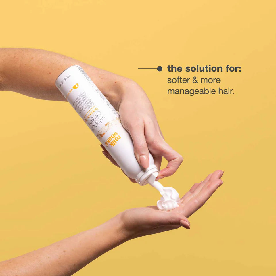 Milkshake conditioning whipped cream