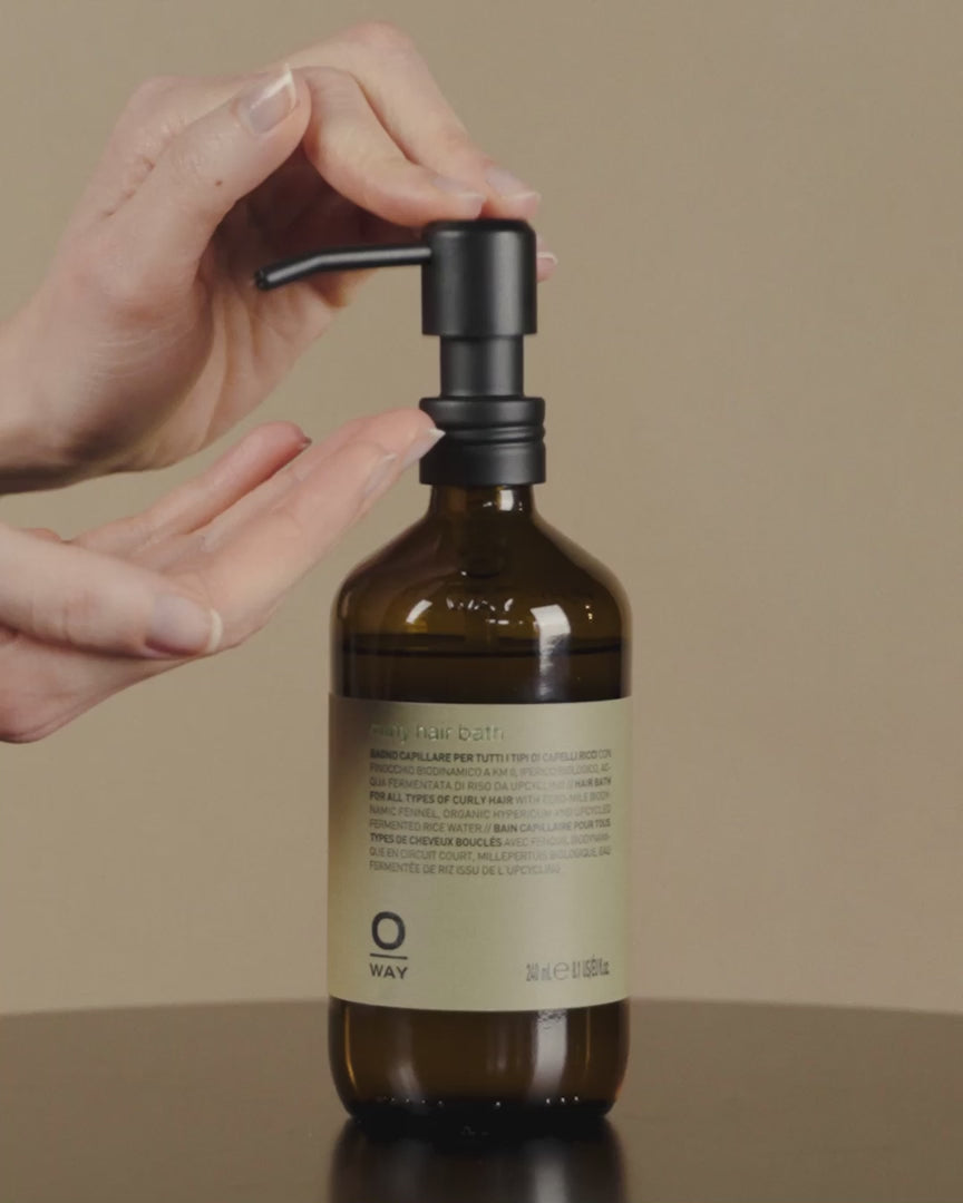 Oway curly hair bath